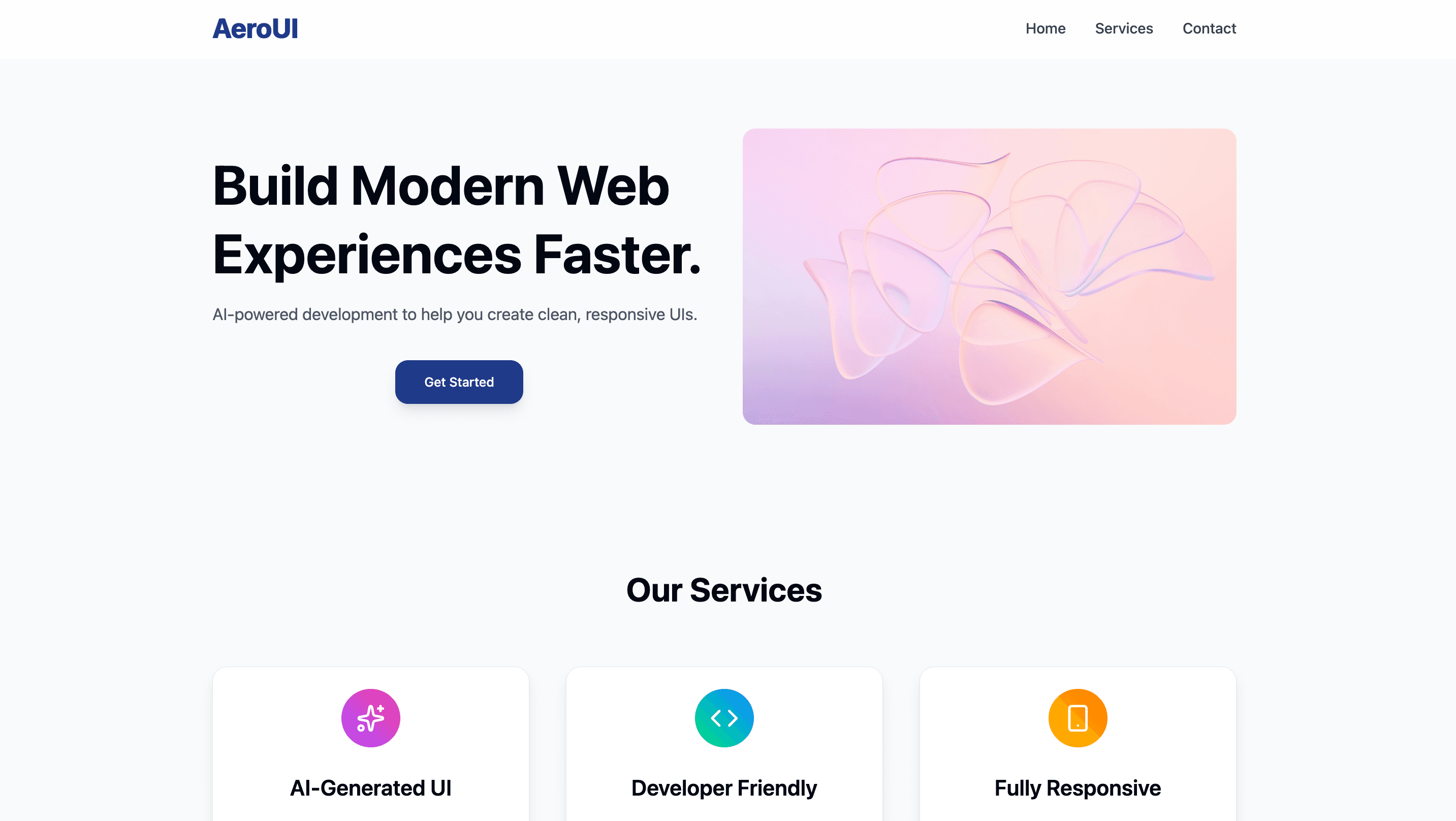 AI Web Experience Builder